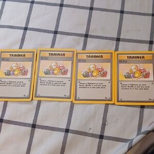 Trainer Card Set - Yellow